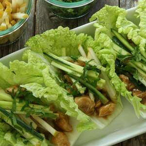 Thai-Style Peanut Chicken Wrap