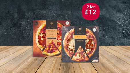 2 Irresistible Pizzas For £12