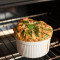 Spinach Bacon Souffle