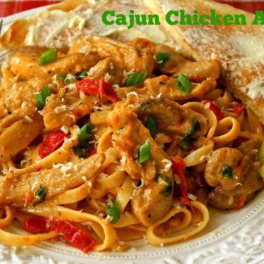 Cajun Chicken Linguini Alfredo