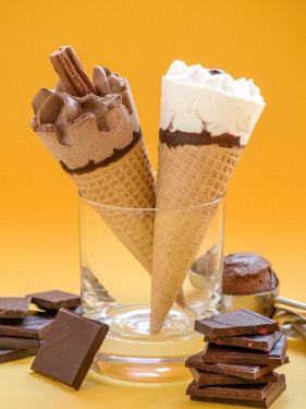 Hand Scooped Ice Cream Shake Or Malt Chocolate