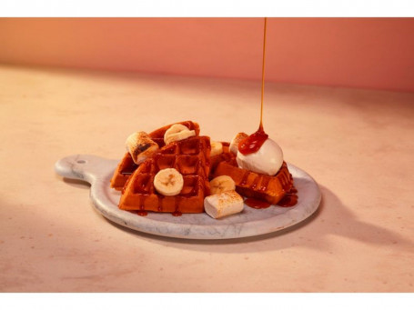 Banoffee S'mores American Waffle