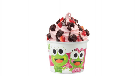 Small Frozen Yogurt 12 Oz. Pink Cup