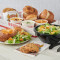 Salad And Bread Bowl Soup Family Meal For 4