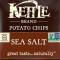 Patatine fritte al sale marino di marca Kettle, 1 oncia