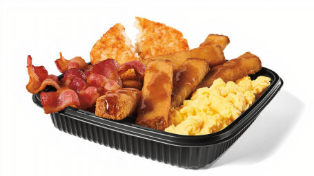 Jumbo Breakfast Platter W/ Bacon With French Toast Sticks