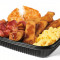 Jumbo Colazione Platter W / Bacon Con Toast Sticks Francesi