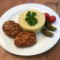 Kotletki (Chicken Meatballs) With Mashed Potatoes (450 Gr)