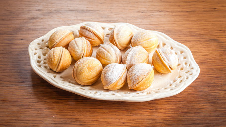 Walnut Shaped Cookies 12 Pieces In A Box