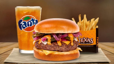 Tex's Hell Burger Combo