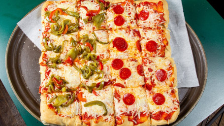 16 Cut One Topping Sicilian Style Pizza