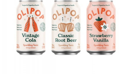 Olipop Sparkling Tonic Vintage Cola