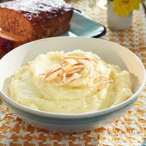 Knoflook Mashed Aardappel Frietjes