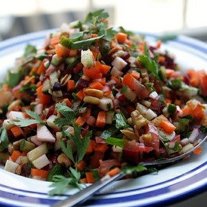 Israëlische Salade