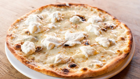 12 Pizza Bianca (Only Mozzarella Cheese)