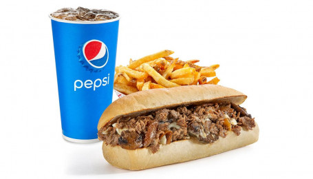 13. Philly Cheesesteak Combo