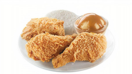 3 Pc Jolly Crispy Chicken W/ 2 Sides