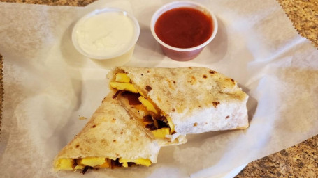 Meat Egg Cheese Burrito