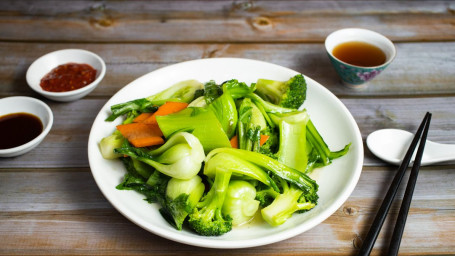 #45. Stir Fried Mixed Green Vegetables