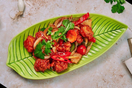 Thai Style Sweet Sour With Plant-Based Chicken