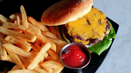 Half Pound All American Burger With Fries