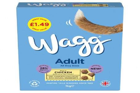 Wagg Adult Chicken And Veg Dry 1Kg