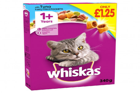 Whiskas Filled Pockets With Tuna 340G