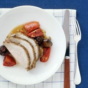 Roast Pork With Mushrooms