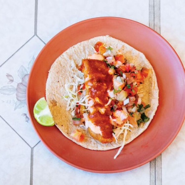 Knapperige Vis Taco In Bierbeslag