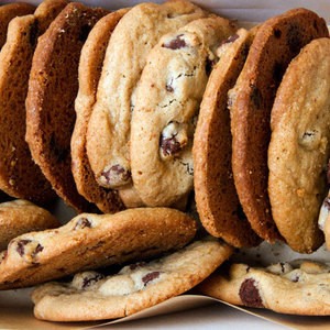 To Chokoladechip Cookies