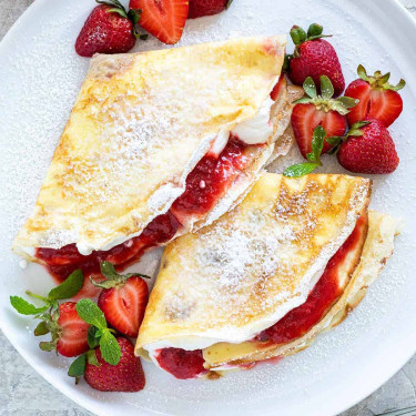 Crepes Alla Fragola E Vaniglia