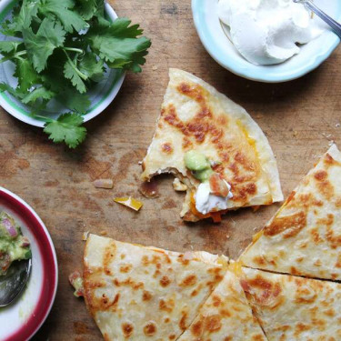 Chicken Cheddar Quesadillas