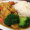 Curry Chicken Veg On Rice
