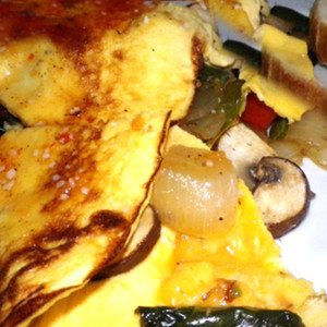 Vegetarische Omelet