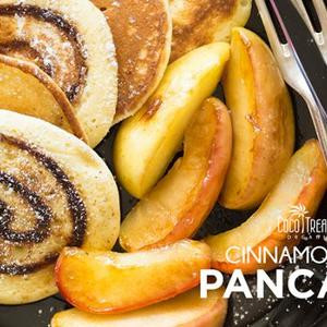 Cinnamon Roll Pancake Breakfast