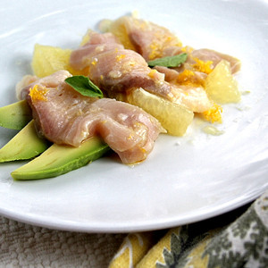 Hamachi Crudo