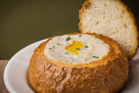 New England Clam Chowder Xiàn Ròu Zhōu Dǎ Tāng (Bowl)