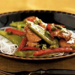 Pork With Snow Peas