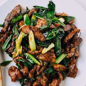 Beef With Scallions