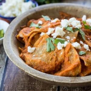 Czerwone Chilaquiles