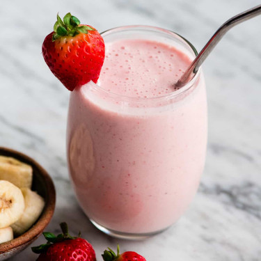 Low-Fat Strawberry Banana Smoothie