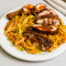 Chow Mein With Fried Chicken