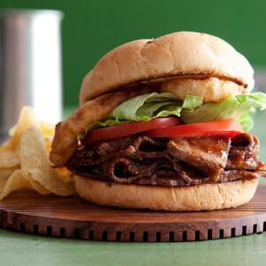 Chopped Brisket Sandwich