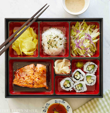 Salmon Teriyaki Bento Box