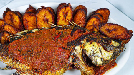 Fried Plantain Fish