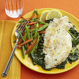 Broiled Flounder