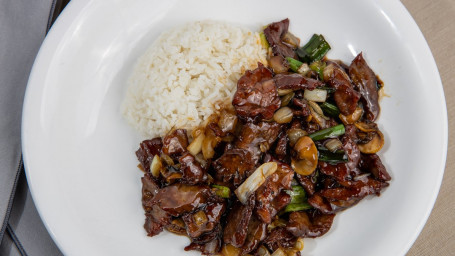 Mongolian Beef, Wok Seared Onions