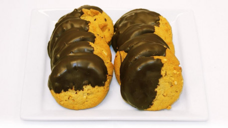 Fresh Baked Chocolate Dipped Peanut Butter Cookies, 12 Ct.