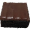 Quadrato Di Torta Al Cioccolato Fondente Decorato A Mano, 6 Once.