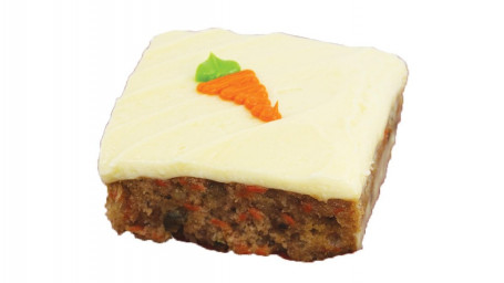 Hand Decorated Carrot Cake Square, 6 Oz.